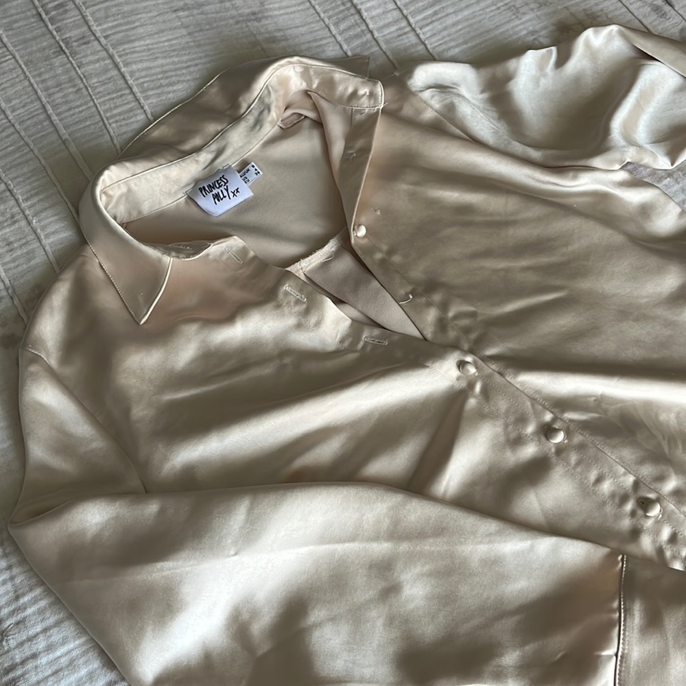 Princess Polly Silk Button Up